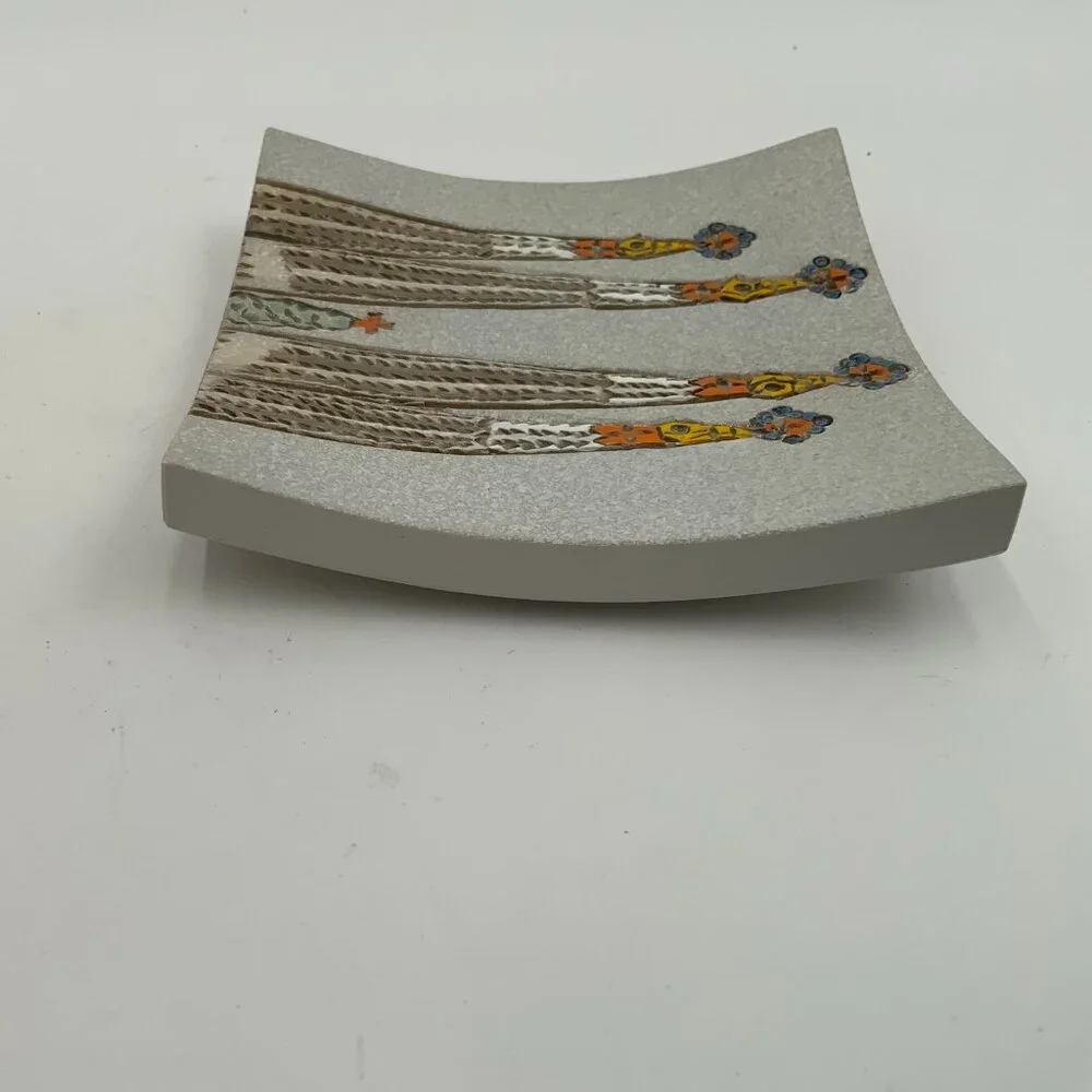 Signed Barcelona Gaudi Mosaic Art Dish No. 04-8 Artbona Sagrada Familia Holiday - Picture 5 of 8
